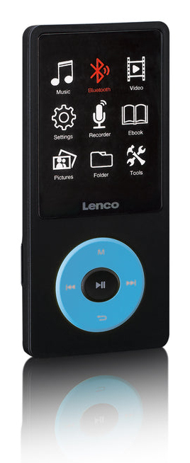 Miniatyrbillede 6 af 7: Lenco Xemio-860BU MP3 afspiller 8 GB Sort, Blå