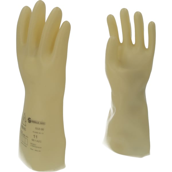 Miniatyrbillede 3 af 4: KS Tools 117.0060 beskyttende håndbeklædning Isolerende handsker Hvid Latex