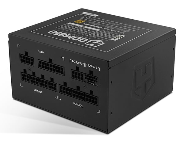 Miniatyrbillede 6 af 10: NOX Hummer GDM 850W GOLD enhed til strømforsyning 20+4 pin ATX ATX Sort
