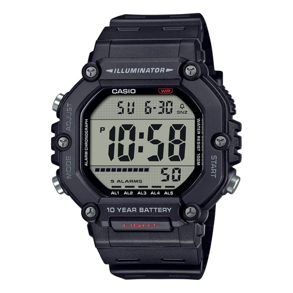 Casio AE-1600H-1AVEF rannekello Mies Musta Casio AE-1600H-1AVEF rannekello Mies Musta