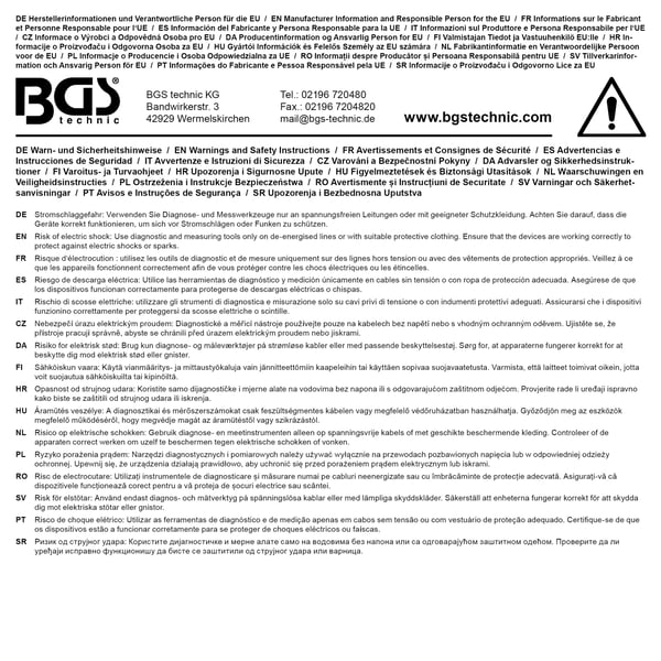 Miniatyrbild 2 av 2: BGS technic Spark-Tester
