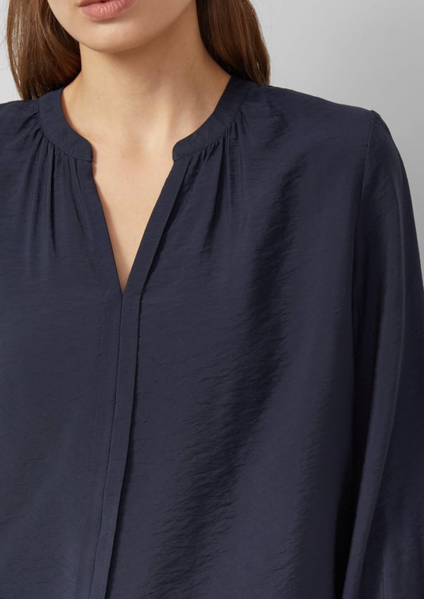s.Oliver 2174587.5959.32 skjorte & top Bluse Langærmet Viskose