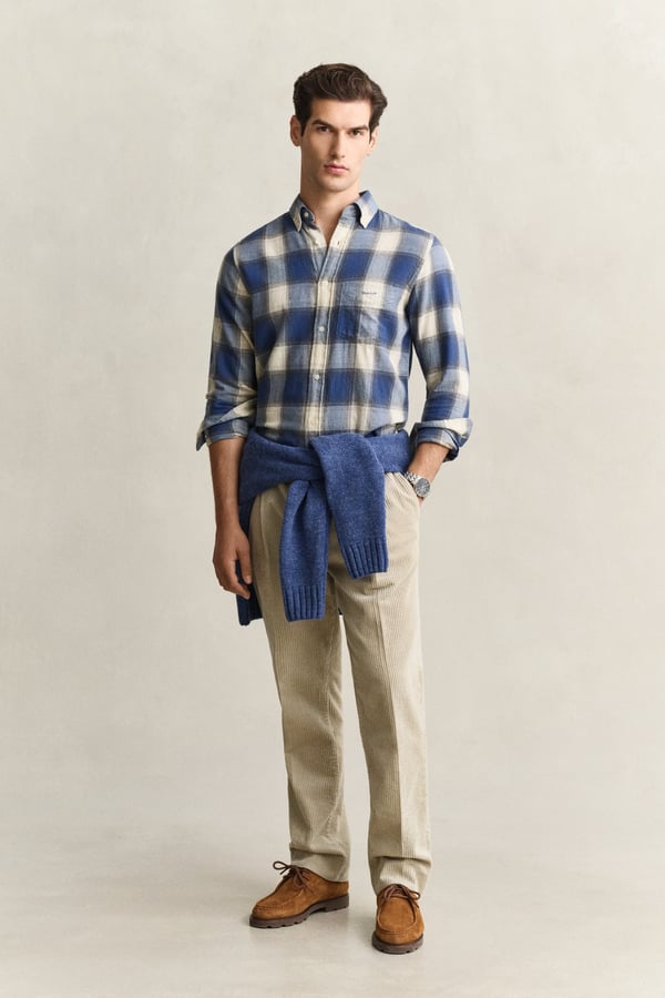 Gant 3263035-476 Skjorta Button down-krage Långärmad Bomull