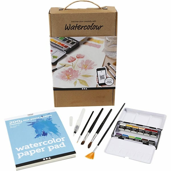 Miniatyrbild 1 av 4: Creativ Company Watercolour Discover kit