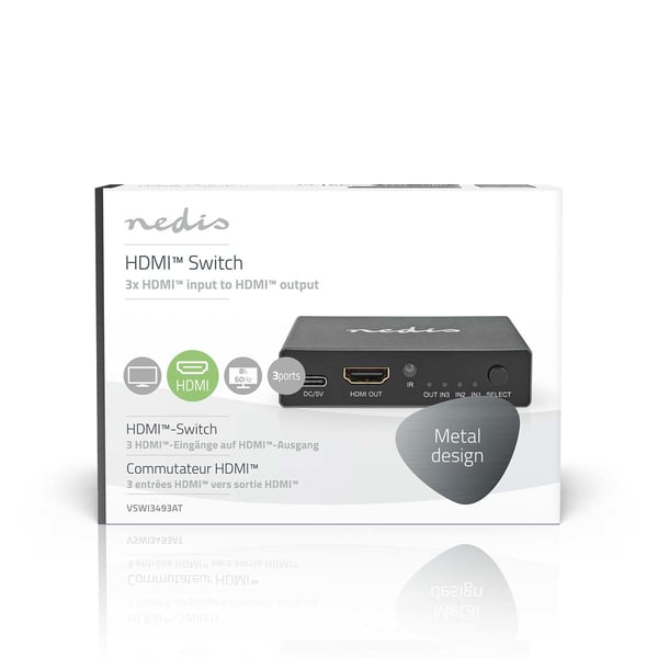 Nedis VSWI3493AT bild-switchar HDMI