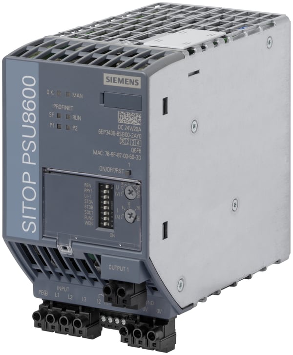 Miniatyrbillede 1 af 7: Siemens 6EP3436-8SB00-2AY0 strømadapter og vekselret Indendørs Flerfarvet