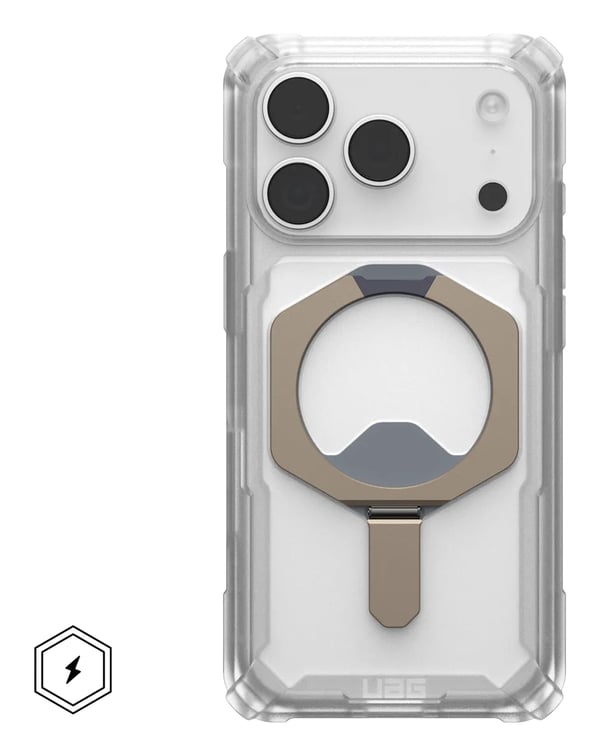 Urban Armor Gear 114527114G36 mobiltelefon etui 16 cm (6.3") Cover Titanium, Transparent