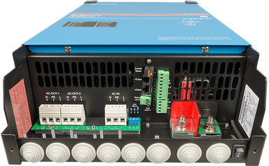 Miniatyrbild 2 av 2: Victron Energy MultiPlus-II eladaptrar inomhus 5000 W Svart, Blå