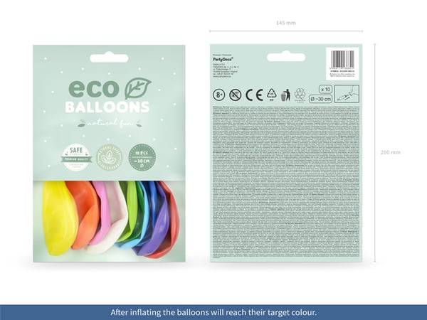 Pikkukuva 2 / 2: PartyDeco ECO30P-000-10 juhlakoriste Ilmapallo
