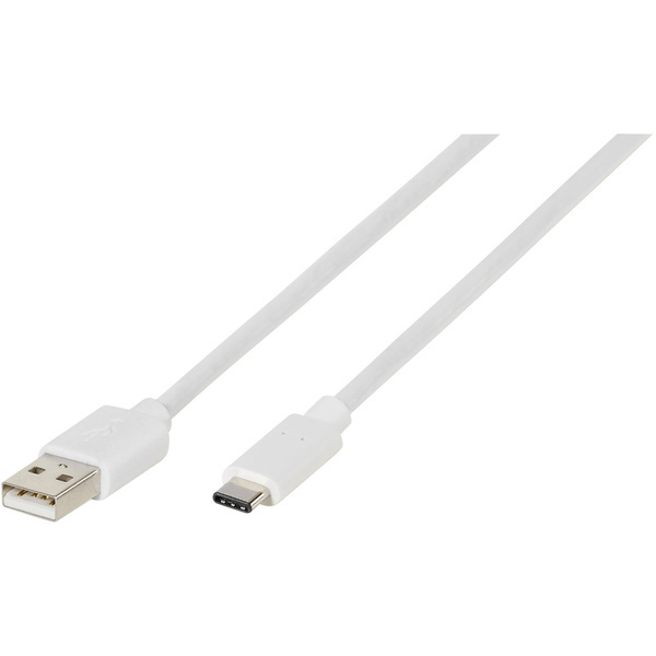 Vivanco 38757 USB-kabel 2 m USB C USB A 0,48 Gbit/sek. Hvid