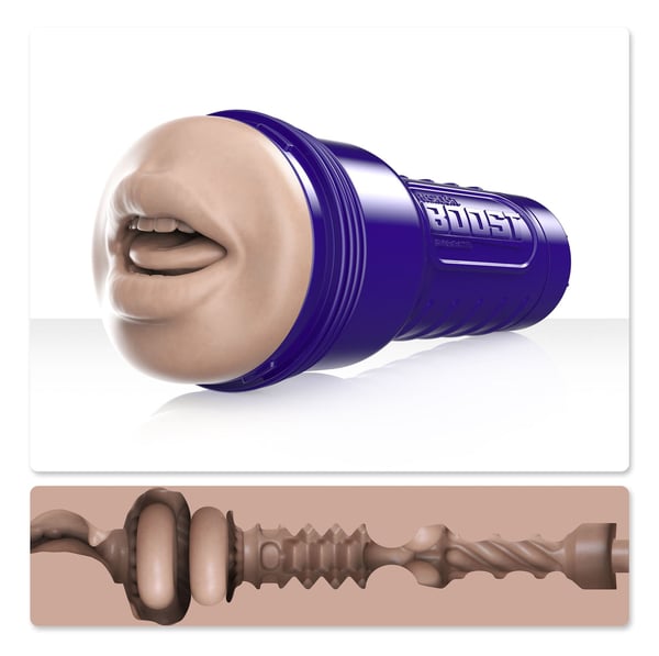 Fleshlight Boost Flashlight-masturbaattori Sininen, Luonnollinen