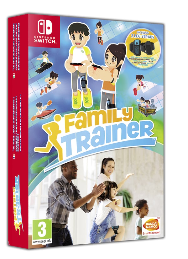 Miniatyrbillede 1 af 47: Infogrames Family Trainer Standard Tysk, Engelsk, Spansk, Fransk, Italiensk Nintendo Switch