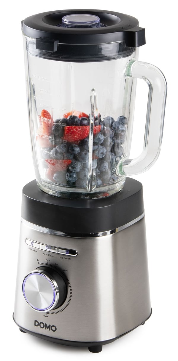 Miniatyrbild 28 av 31: Domo DO740BL mixer 1,75 l Bänkmixer 1400 W Svart, Rostfritt stål
