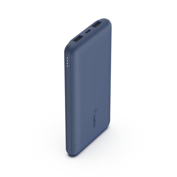 Belkin BoostCharge - Powerbank - 10000 mAh - 18 Watt - 3 utgångar (24-stifts USB-C, 2 x