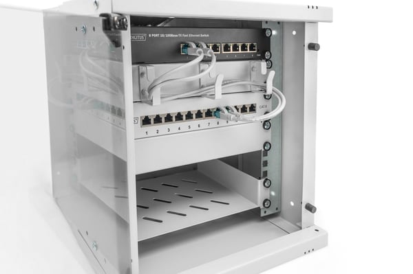 Digitus DN-49100 stativ 6U Vægmonteret stativ Grå