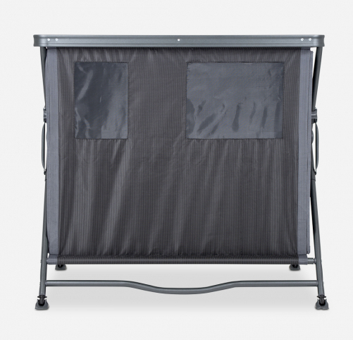 Crespo 1157030 campingkøkken Sort, Grå Aluminium
