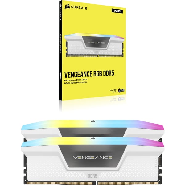 Corsair Vengeance RGB CMH64GX5M2B6400C32W hukommelsesmodul 64 GB 2 x 32 GB DDR5 288-pin DIMM