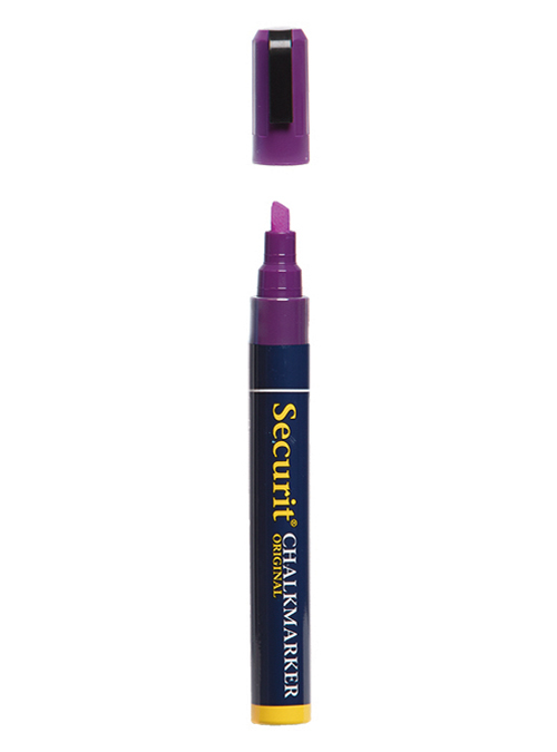 Miniatyrbild 2 av 2: Securit SMA510-VT kritpenna Mejsel Violett 1 styck