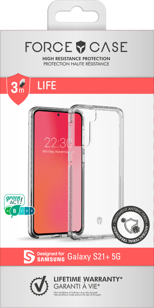 Pikkukuva 2 / 2: Bigben Connected FCLIFENGS21PT matkapuhelimen suojakotelo 17 cm (6.7") Suojus Läpinäkyvä