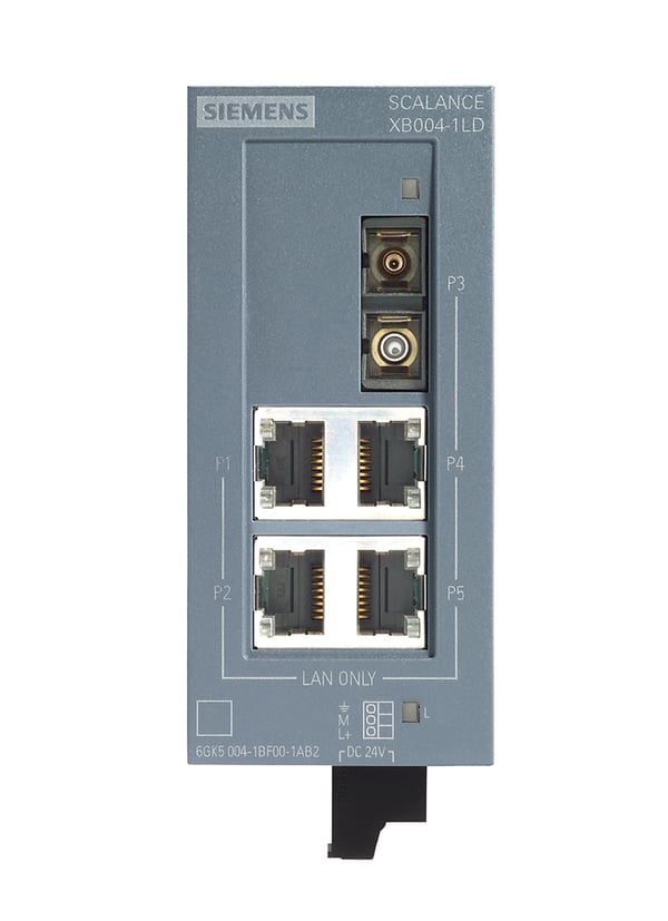 Siemens 6GK5004-1BF00-1AB2 nätverksswitchar Ohanterad Fast Ethernet (10/100) Grå
