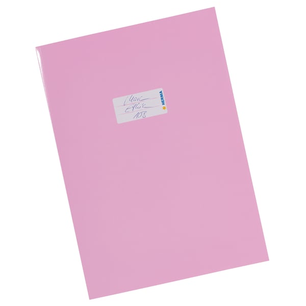 HERMA 19805 tidskrifts- och bokomslag 1 styck Rosa