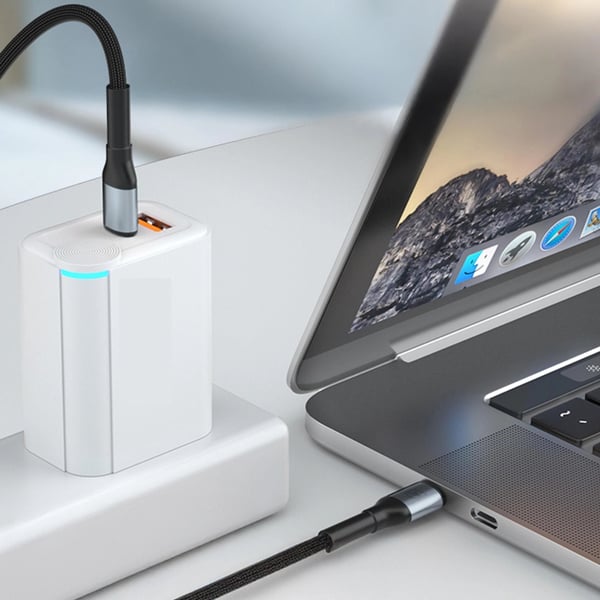 Miniatyrbild 8 av 10: Kabel 3MK Hyper Cable N-SERIES USB-C till USB-C 2m 48V/5A 240W svart