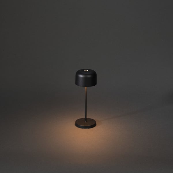 Miniatyrbillede 7 af 10: Konstsmide Lille mini bordlampe 2,5 W LED Sort