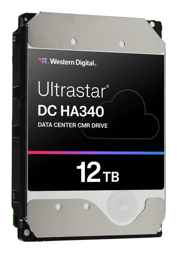 Miniatyrbillede 2 af 3: Western Digital Ultrastar DC HA340 harddisk 12 TB 7200 rpm 512 MB 3.5" SATA