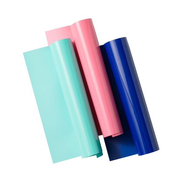 Miniatyrbillede 5 af 7: Cricut Joy Xtra Smart Iron-On Varmeplade vinylplade Glat overføringsvinyl 3 ark