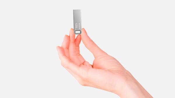 Pikkukuva 5 / 5: Kioxia TransMemory U366 USB-muisti 128 GB USB A-tyyppi 3.2 Gen 1 (3.1 Gen 1) Harmaa