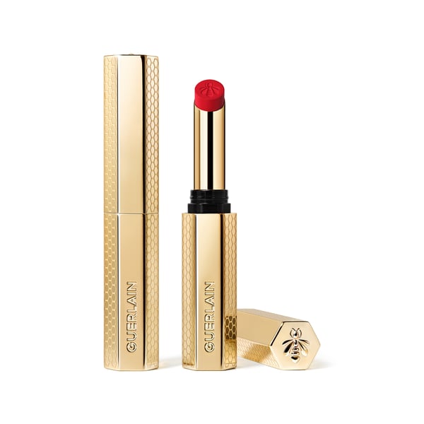 Miniatyrbillede 1 af 6: Guerlain KissKiss Kissproof Honey 1,85 g 510 Petal Red Mat
