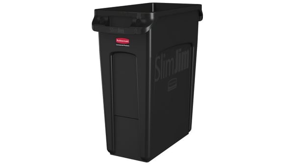 Rubbermaid 1955959 skraldespand 60 L Rektangulær Resin Sort