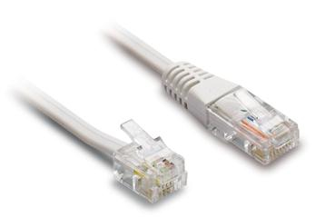 Metronic 10m RJ11/RJ45 Vit