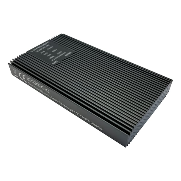 Miniatyrbillede 9 af 12: LC-Power LC-DOCK-C-M2 drevkabinet SSD kabinet Anthracit M.2