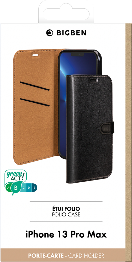 Bigben Connected FOLIOIP1367B matkapuhelimen suojakotelo 17 cm (6.7") Suojus Musta