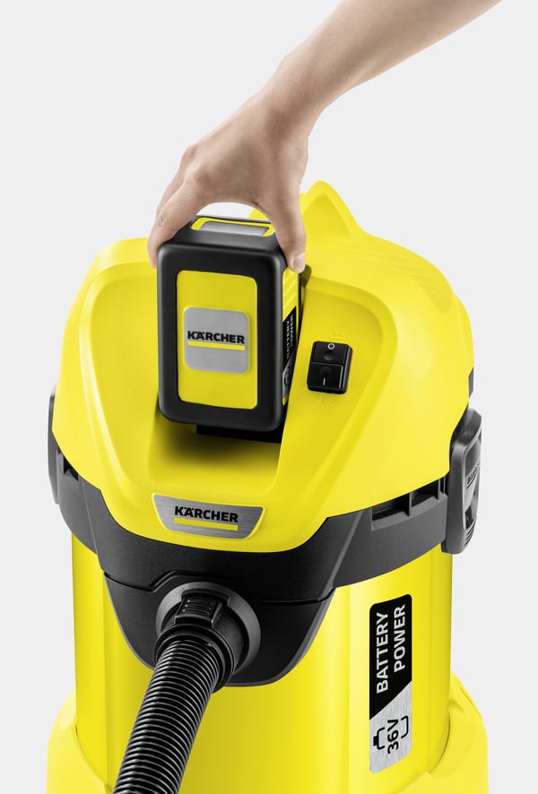 Kärcher 1.629-911.0 dammuppsugare Svart, Gul 17 l 300 W
