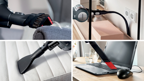 Miniatyrbild 11 av 21: Bosch BCS711A upprättstående dammsugare och elektrisk sopborste Skaftdammsugare, 2-i-1 Batteri Torr