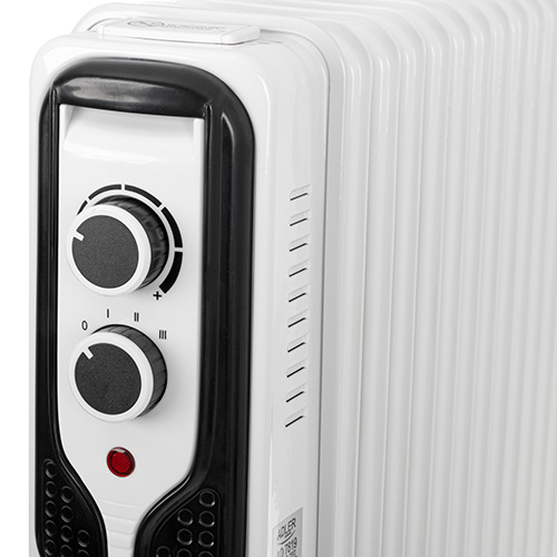 Adler AD 7815 varmeapparat Indendørs Hvid 1500 W Olie elektrisk områdevarmer