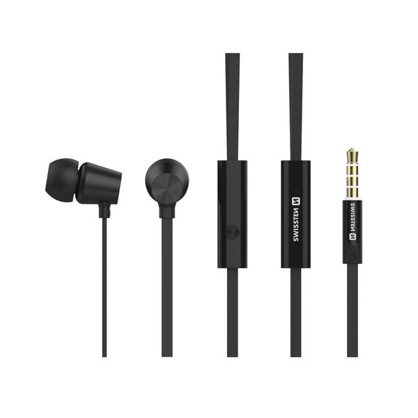 Swissten YS500 Kuulokkeet Langallinen In-ear Puhelut/Musiikki Musta