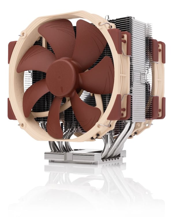 Miniatyrbillede 1 af 3: Noctua NH-U14S DX-4677 NH-U14S DX-4677 Processor Luftkøler 14 cm Brun, Lysebrun, Sølv
