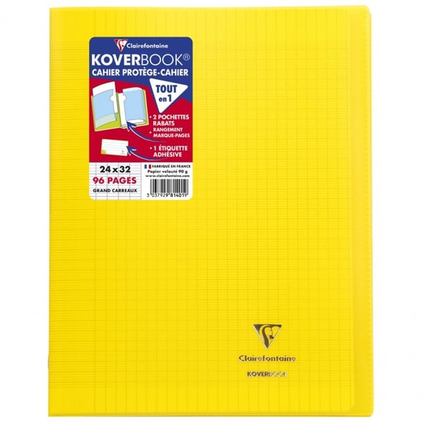 Clairefontaine 981401C blok og notesblok 48 ark Forskellige farver