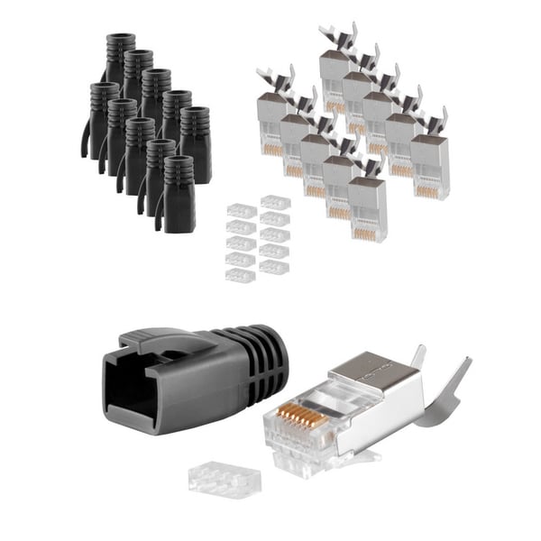 shiverpeaks BS72067-10S kabelsamler RJ-45 Sort