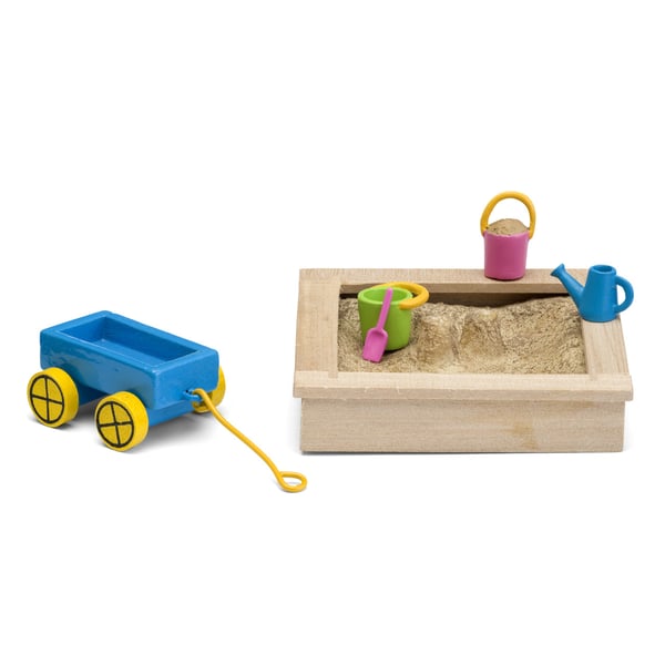 Lundby 60509600 nukkekodin tarvike Nukkekodin puutarhasetti