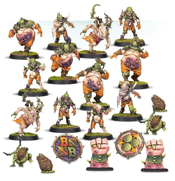 Miniatyrbillede 1 af 6: Games Workshop Nurgle’s Rotters - Nurgle Blood Bowl Team