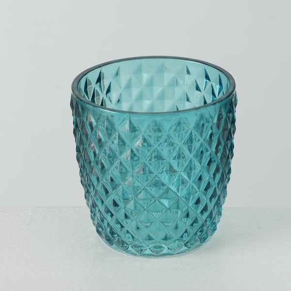 Boltze 2019848 lysestage Glas Turkis