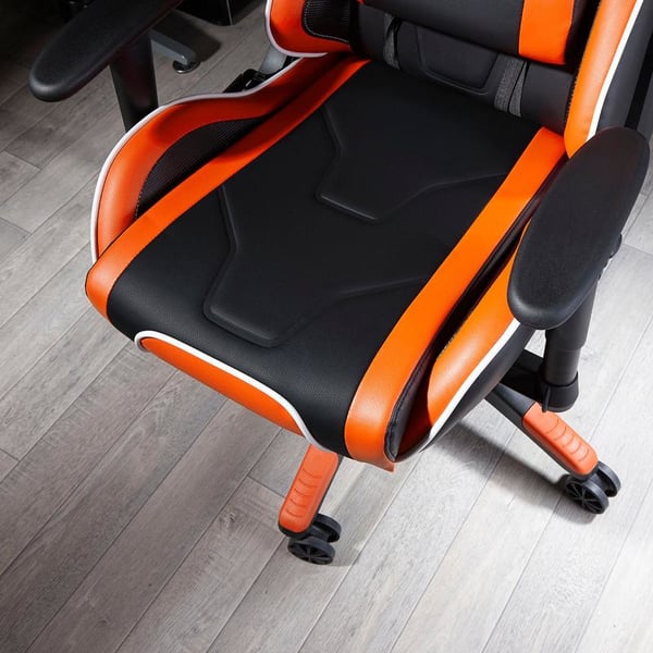 X Rocker Agility eSports PC-spelsstol Stoppad och vadderad sits sits Svart, Orange, Vit