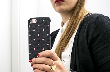 Miniatyrbillede 6 af 6: i-Paint Sweety mobiltelefon etui 11,9 cm (4.7") Cover Sort, Lyserød