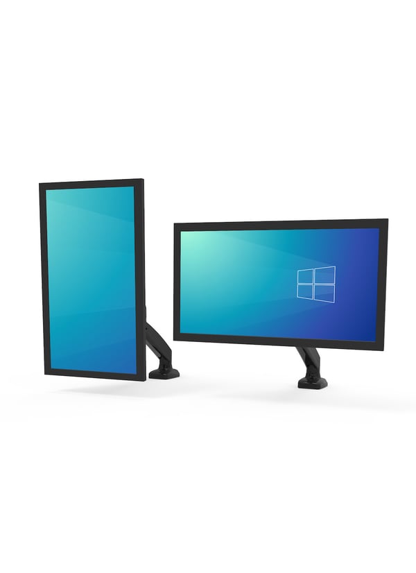 Port Designs 901104 monitorin kiinnike ja jalusta 81,3 cm (32") Vastaanotto Musta
