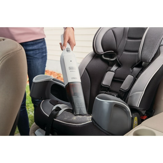 Miniatyrbild 15 av 22: Black & Decker HLVC315J11-QW handdammsugare Svart, Vit Utan påse