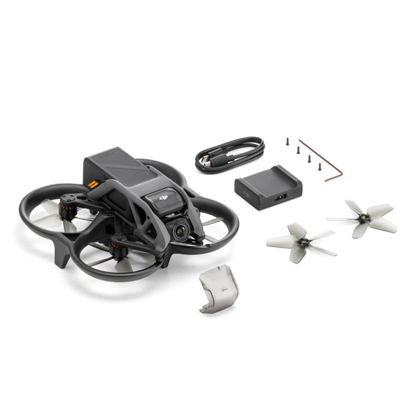 DJI Avata 4 rotorer Quadrokopter 3840 x 2160 pixel Sort, Grå